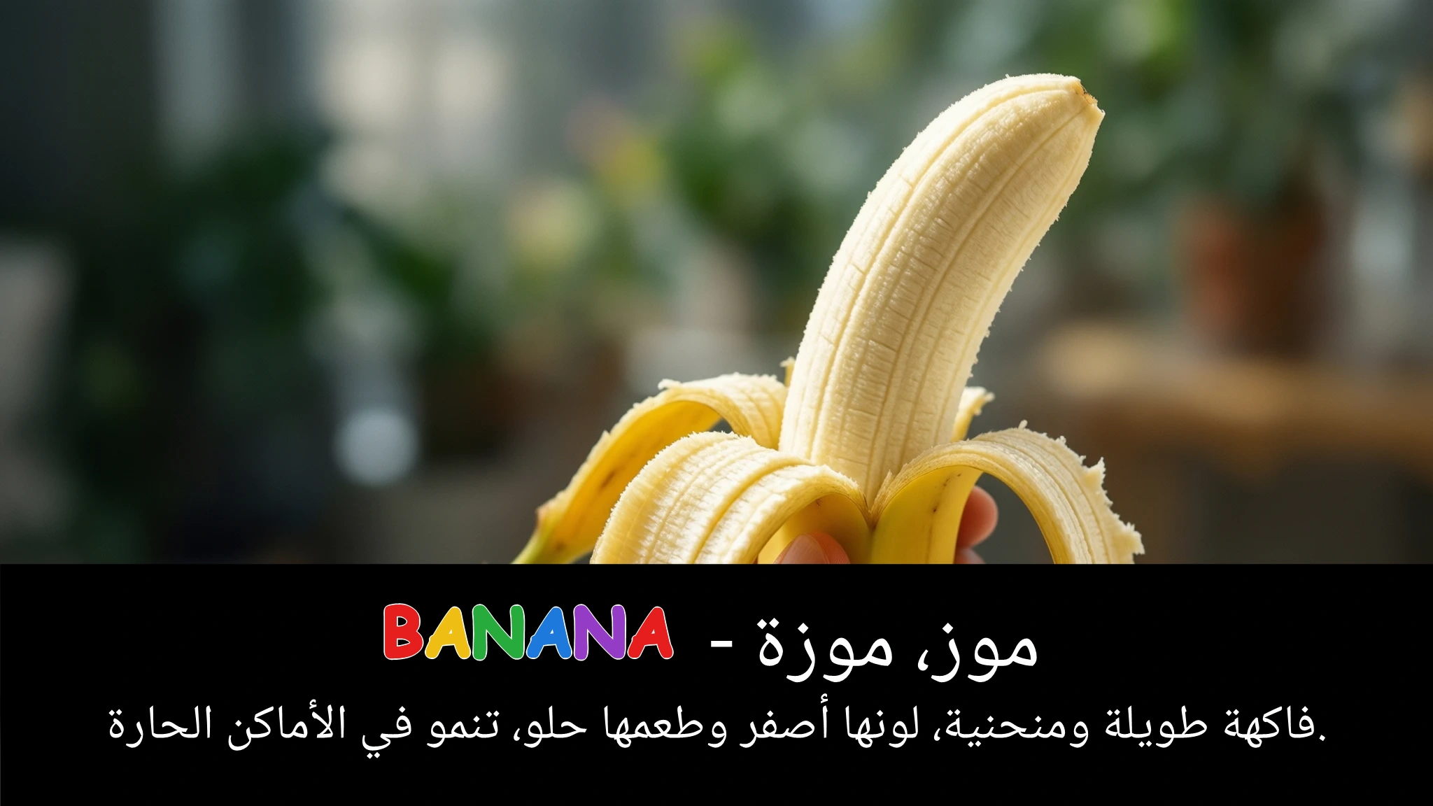 Arabic Illustration for banana